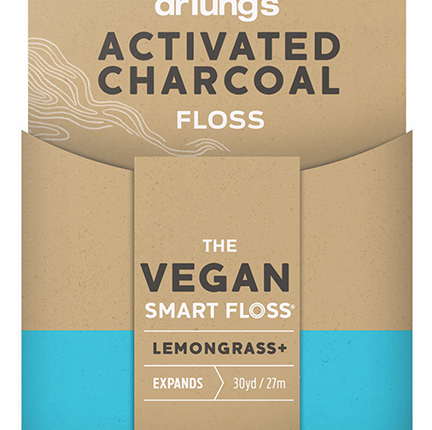 activated charcoal floss